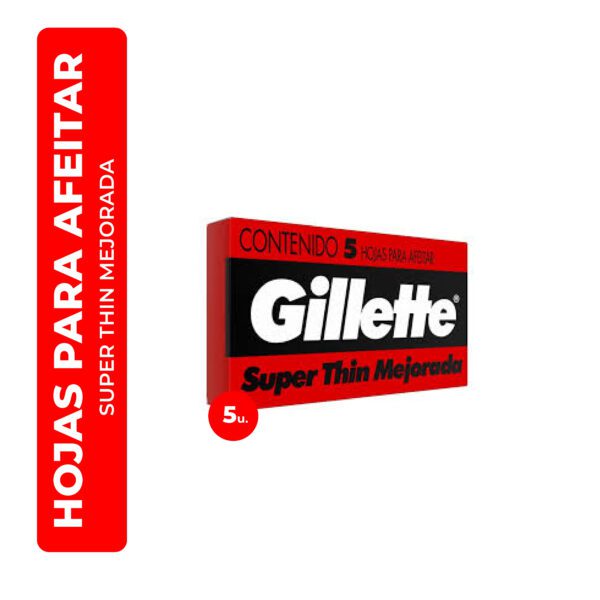 HOJAS DE AFEITAR GILETTE 5U