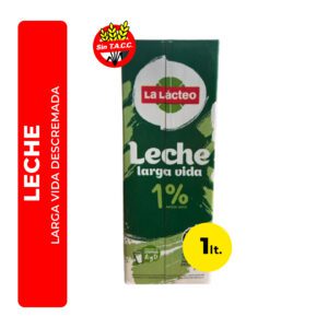 LECHE LA LÁCTEO LARGA VIDA DESCREMADA 1L