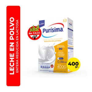 LECHE EN POLVO DESLACTOSADA PURÍSIMA 400G