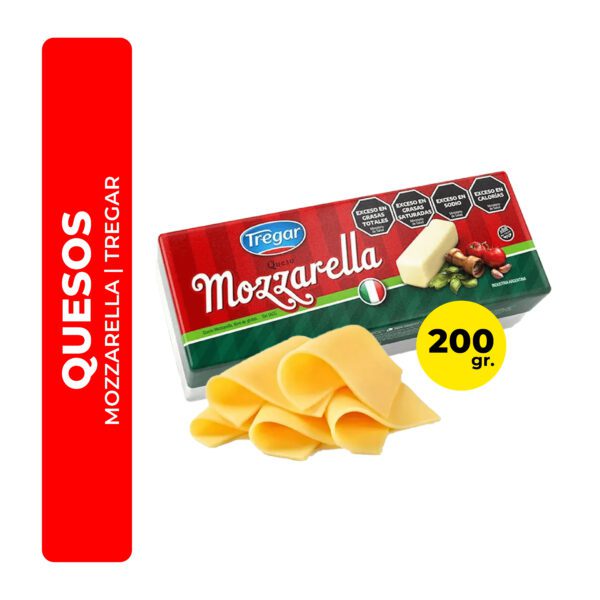 QUESO MOZZARELLA TREGAR 200G
