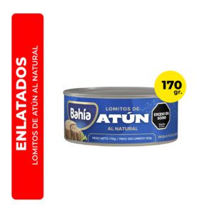 LOMITOS DE ATÚN AL NATURAL BAHÍA 170G