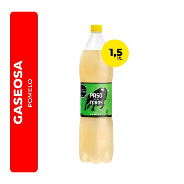 GASEOSA PASO DE LOS TOROS POMELO 1,5L
