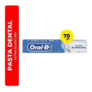 PASTA DENTAL ORAL B EXTRA BLANCURA 70G