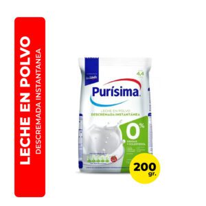 LECHE EN POLVO PURÍSIMA DESCREMADA 200G