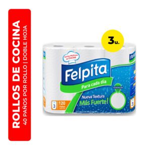 ROLLOS DE COCINA FELPITA 200X207MM 3U