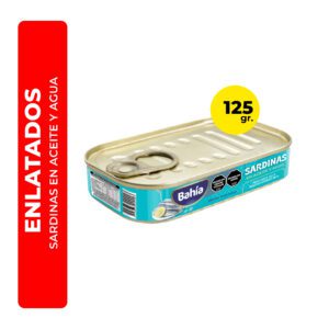 SARDINAS EN ACEITE Y AGUA BAHÍA 125G