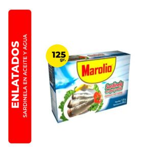 SARDINELA EN ACEITE Y AGUA MAROLIO 125G