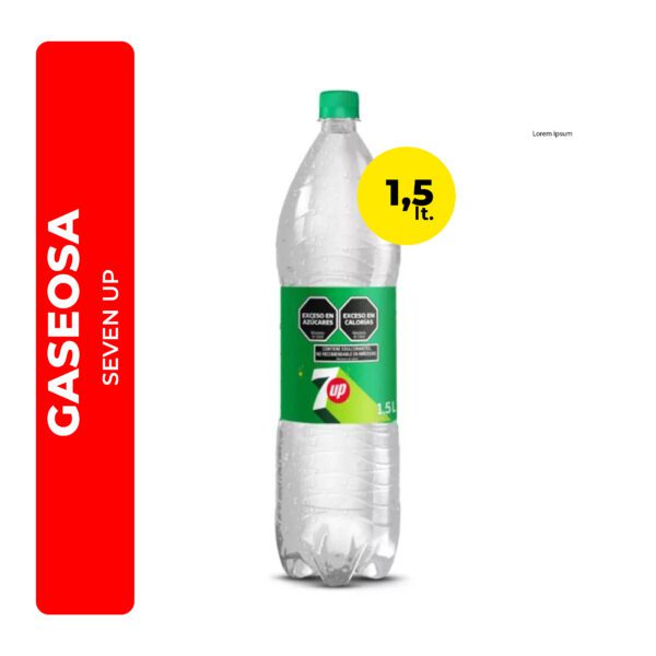 GASEOSA 7UP 1,5L