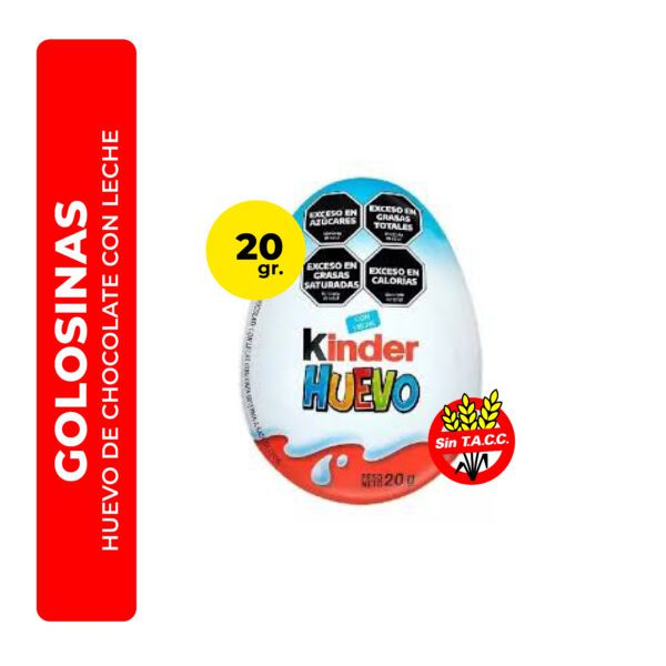 GOLOSINAS HUEVO KINDER 20G