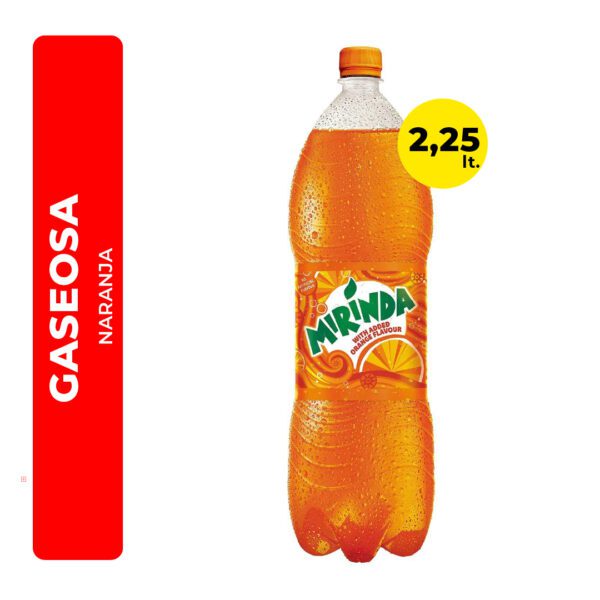 GASEOSA MIRINDA 2,25L