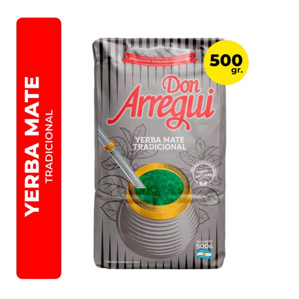 YERBA MATE TRADICIONAL DON ARREGUI 500G
