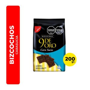 GALLETITAS 9 DE ORO CARA SUCIA 200G