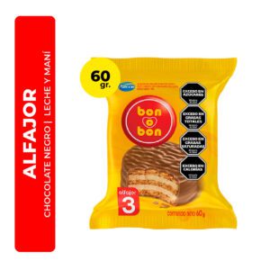 ALFAJOR BONOBON NEGRO TRIPLE 60G