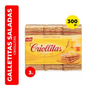 GALLETITAS CRIOLLITAS 3X100G