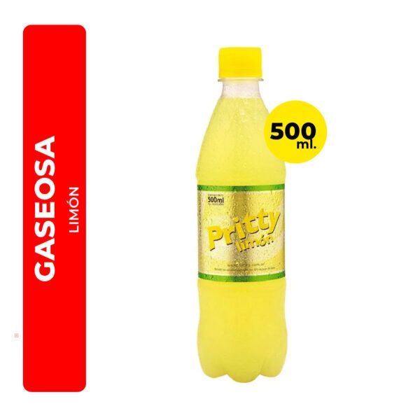 GASEOSA PRITTY LIMÓN 500ML