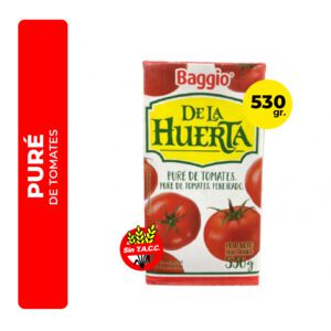 PURÉ DE TOMATES BAGGIO DE LA HUERTA 530G