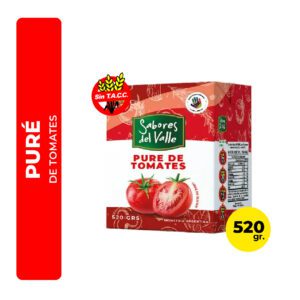 PURÉ DE TOMATES SABORES DEL VALLE 520G