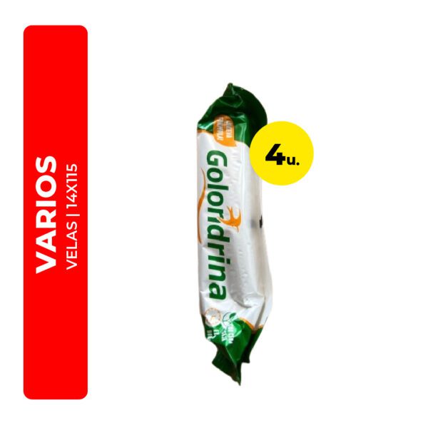 VELAS GOLONDRINA 14X115MM 4U
