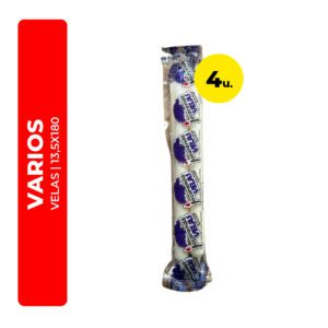 VELAS JACARANDÁ 13,5X180MM 4U