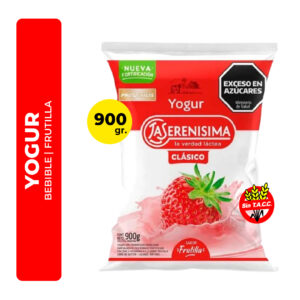 YOGUR BEBIBLE ENTERO FRUTILLA LA SERENISIMA 900G