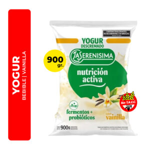 YOGUR BEBIBLE LA SERENISIMA DESCREMADO VAINILLA 900G