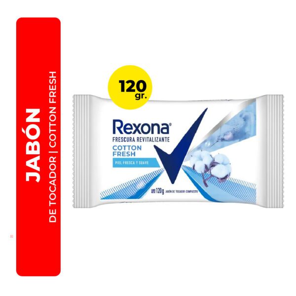 JABÓN DE TOCADOR REXONA COTTON FRESH 120G