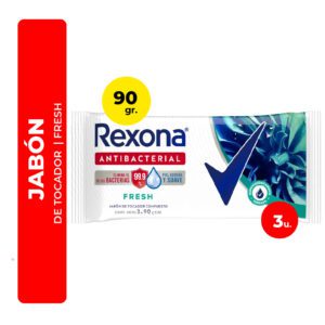 JABÓN DE TOCADOR REXONA ANTIBACTERIAL FRESH 3U
