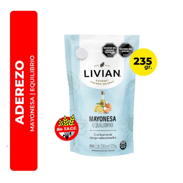 MAYONESA EQUILIBRIO LIVIAN 235G