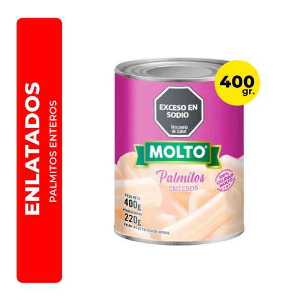PALMITOS ENTEROS MOLTO 400G