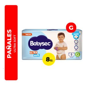 PAÑALES BABYSEC ULTRASOFT G 8U