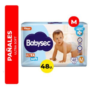 PAÑALES BABYSEC ULTRASOFT M 48U