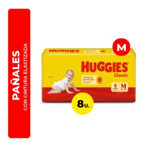 PAÑALES HUGGIES CLASSIC M 8U