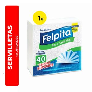SERVILLETAS FELPITA 40U