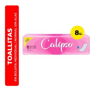 TOALLITAS FEMENINAS NORMAL SIN ALAS CALIPSO 8U