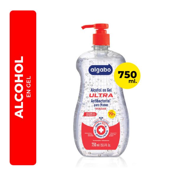 ALCOHOL EN GEL ALGABO 750ML