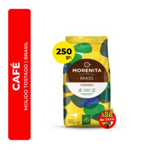 CAFÉ MOLIDO TOSTADO BRASIL MORENITA 250G