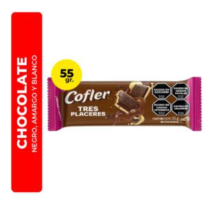 CHOCOLATE TRES PLACERES COFLER 55G