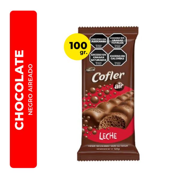 CHOCOLATE NEGRO AIREADO COFLER 100G