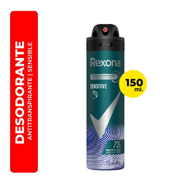 DESODORANTE ANTITRANSPIRANTE REXONA SENSITIVE 150ML