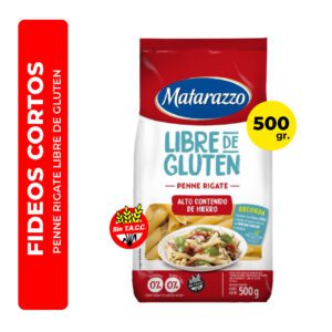 FIDEOS PENNE RIGATE LIBRE DE GLUTEN 500G