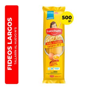 FIDEOS TALLARÍN AL HUEVO N°7 LUCCHETTI 500G