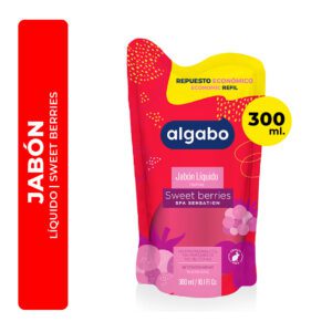 REPUESTO JABÓN LÍQUIDO ALGABO SWEET BERRIES 300ML
