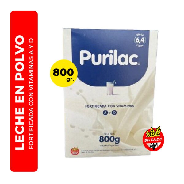 LECHE EN POLVO PURILAC 800G