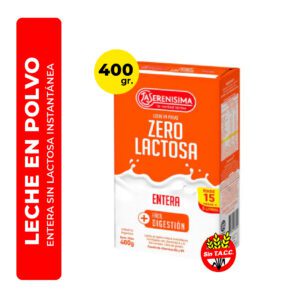 LECHE EN POLVO LA SERENISIMA ZERO LACTOSA 400G