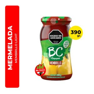 MERMELADA DE MEMBRILLO LIGHT BC 390G