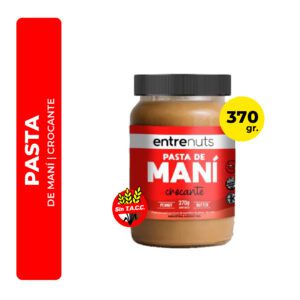 PASTA DE MANÍ CROCANTE ENTRENUTS 370G