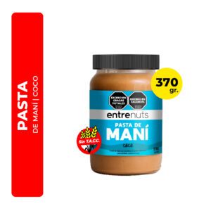 PASTA DE MANÍ COCO ENTRENUTS 370G