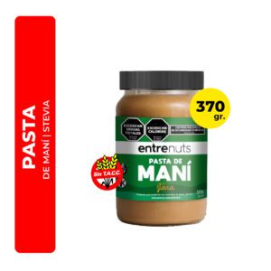 PASTA DE MANÍ STEVIA ENTRENUTS 370G