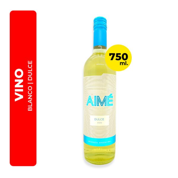 VINO BLANCO AIMÉ DULCE 750ML