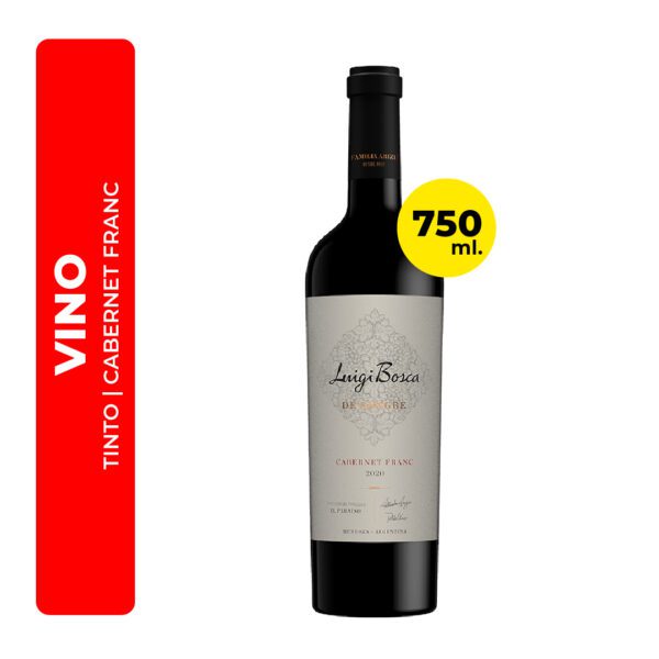 VINO TINTO LUIGI BOSCA DE SANGRE CABERNET FRANC 750ML